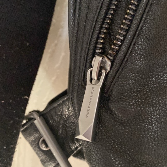 BCBG Maxazria leather jacket - Picture 4 of 16